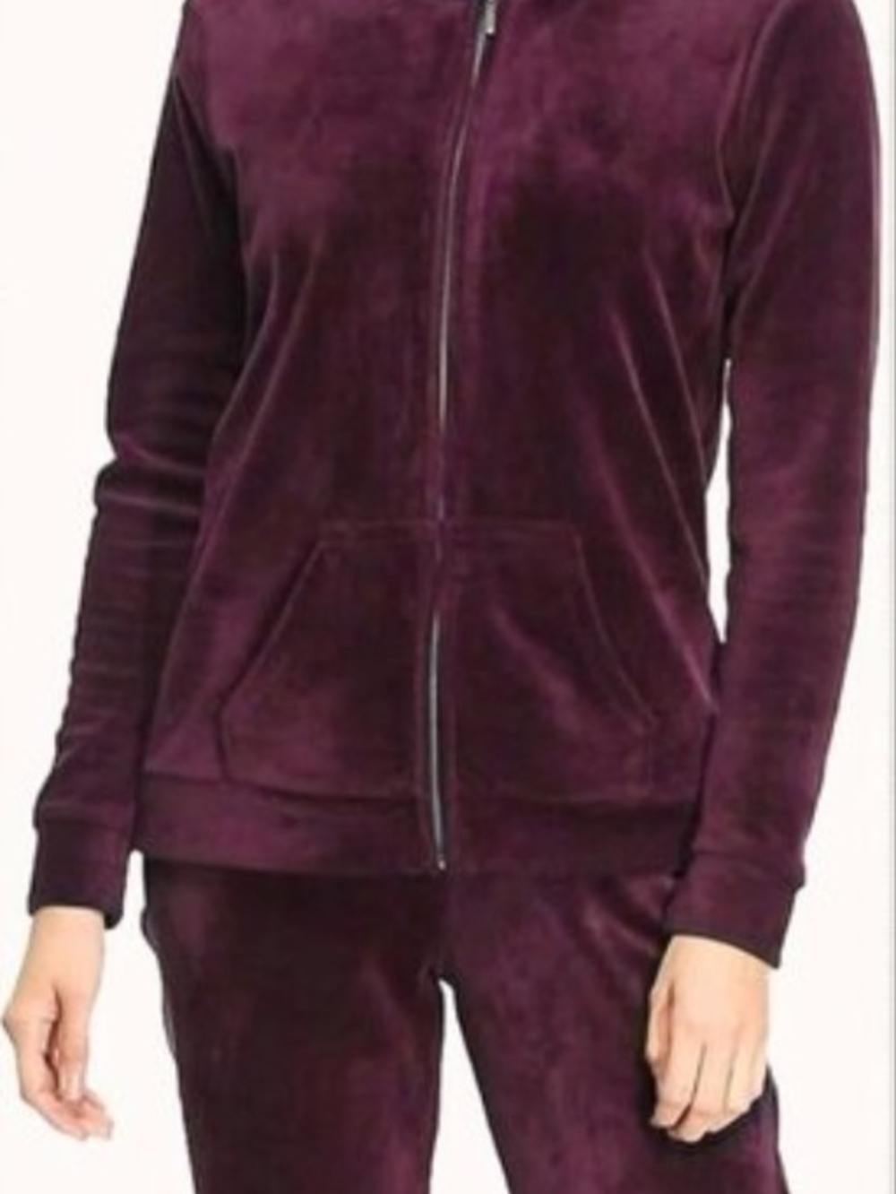 PACT Wine Velour Hoodie & Wide Pant SET